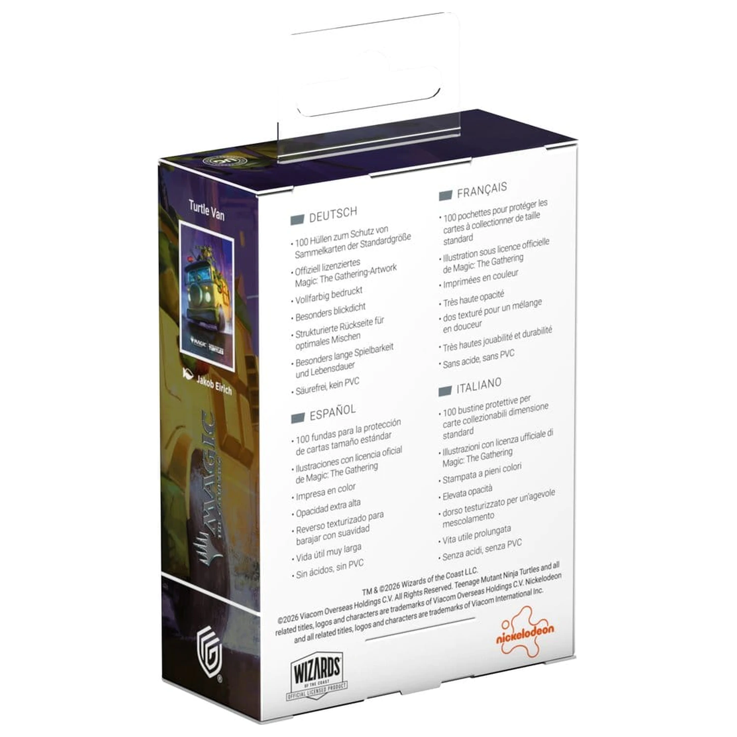 Ultimate Guard Art Sleeves Magic: The Gathering | Teenage Mutant Ninja Turtles - Turtle Van product photo