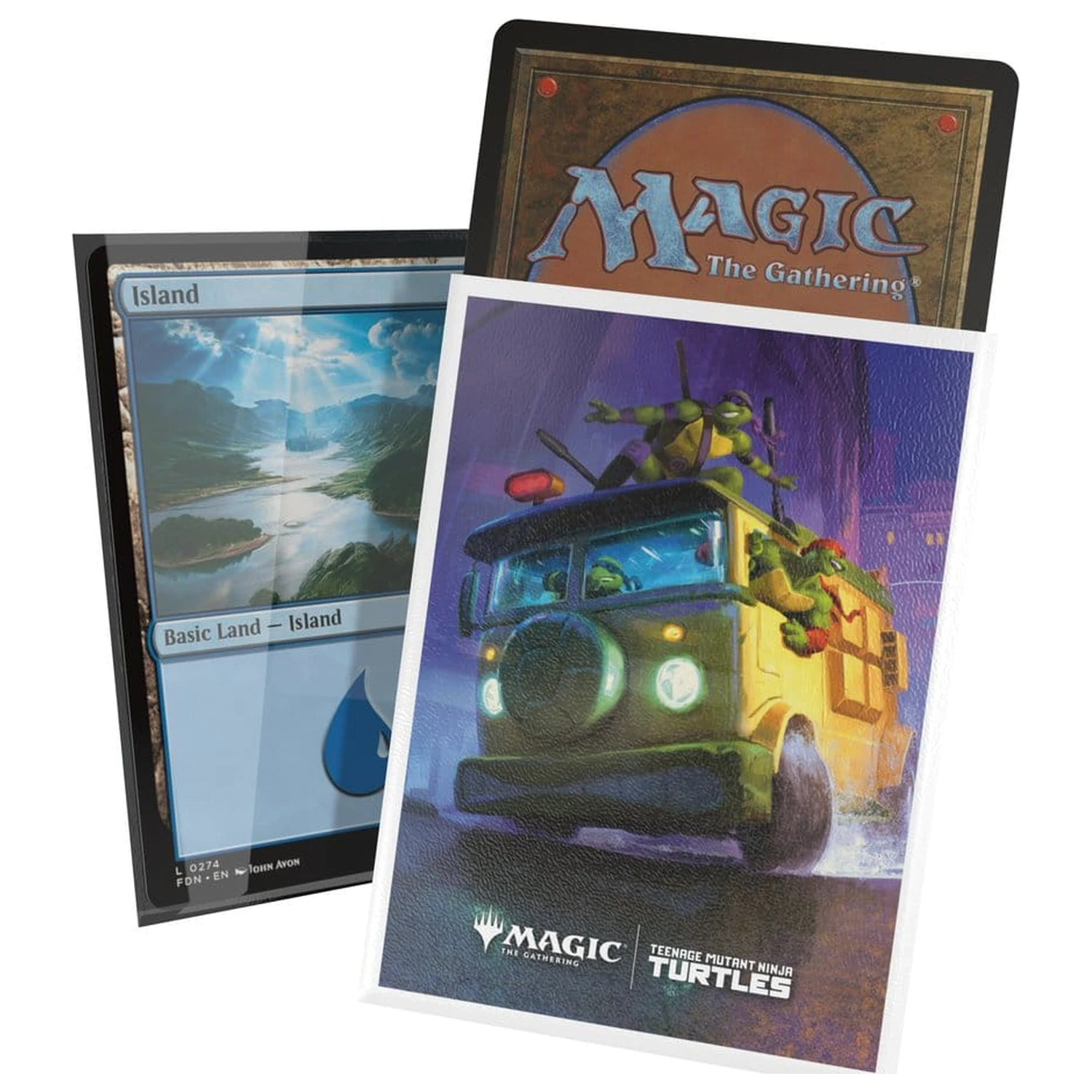 Ultimate Guard Art Sleeves Magic: The Gathering | Teenage Mutant Ninja Turtles - Turtle Van product photo