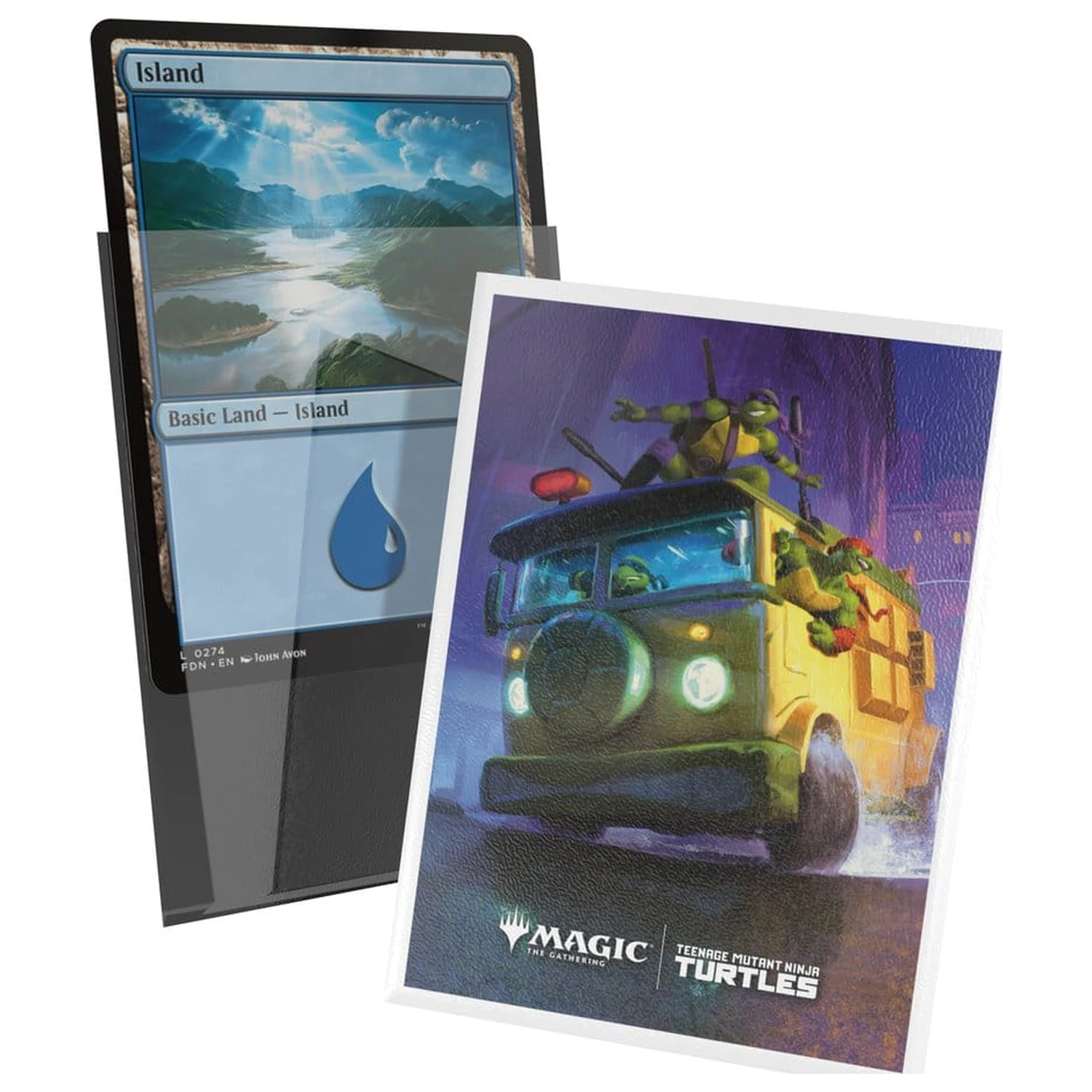 Ultimate Guard Art Sleeves Magic: The Gathering | Teenage Mutant Ninja Turtles - Turtle Van product photo