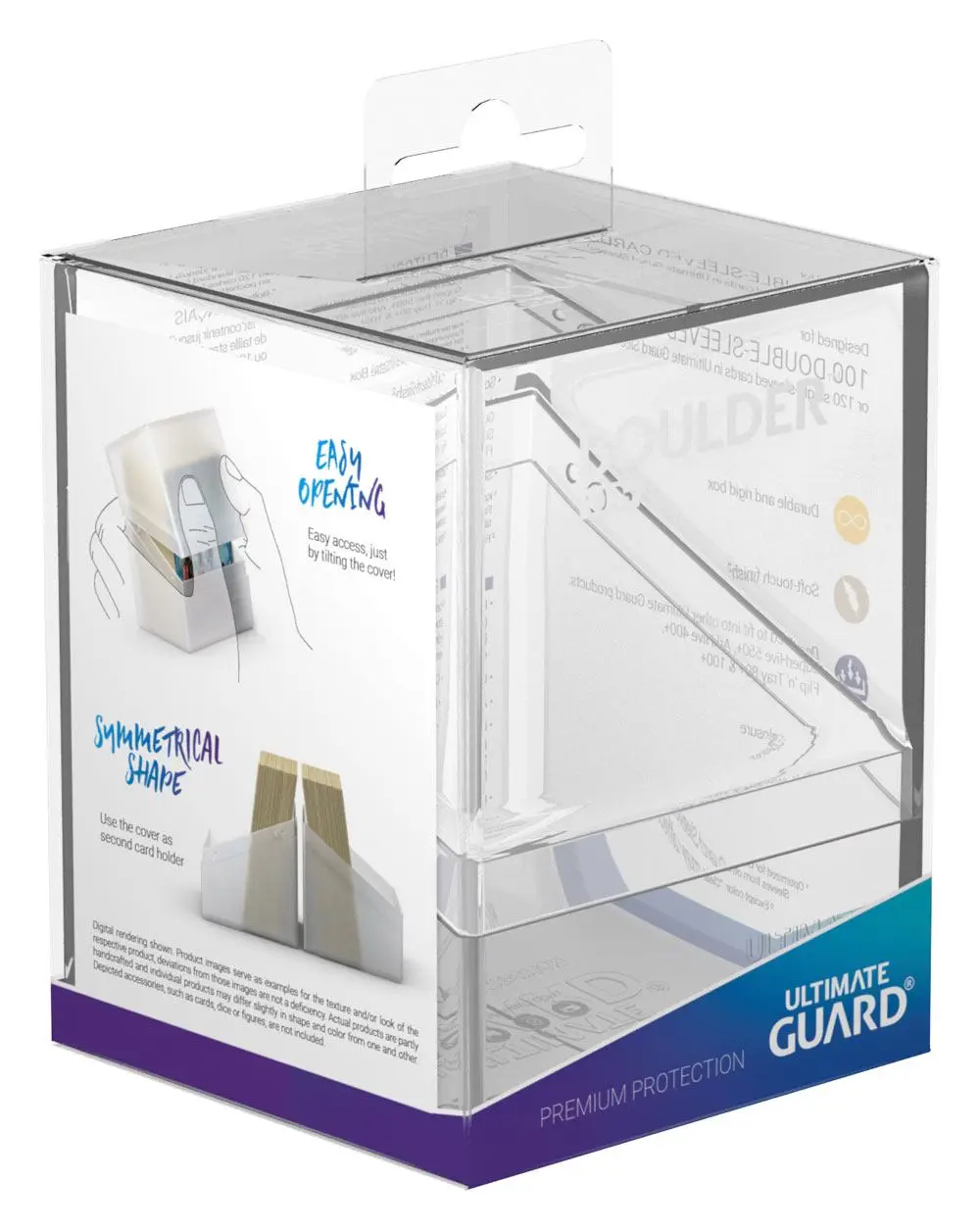 Ultimate Guard Boulder Deck Case 100+ Standard Size Clear product photo