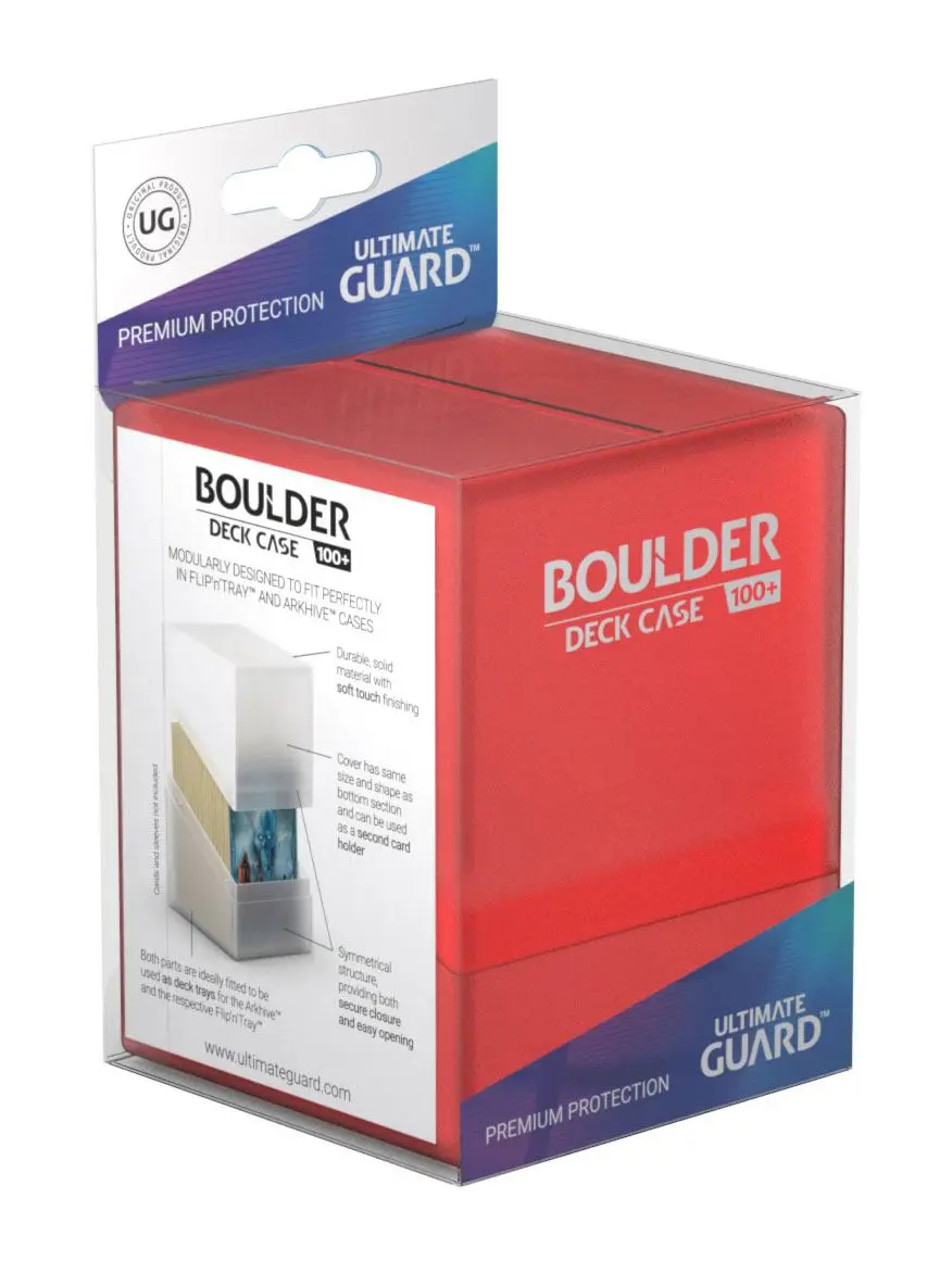 Ultimate Guard Boulder Deck Case 100+ Standard Size Ruby termékfotó