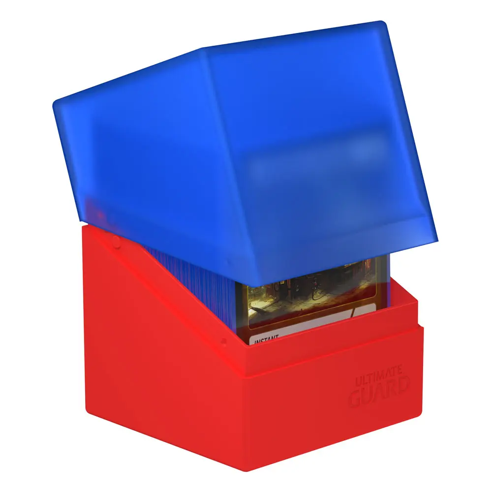 Ultimate Guard Boulder Deck Case 100+ SYNERGY Blue/Red product photo