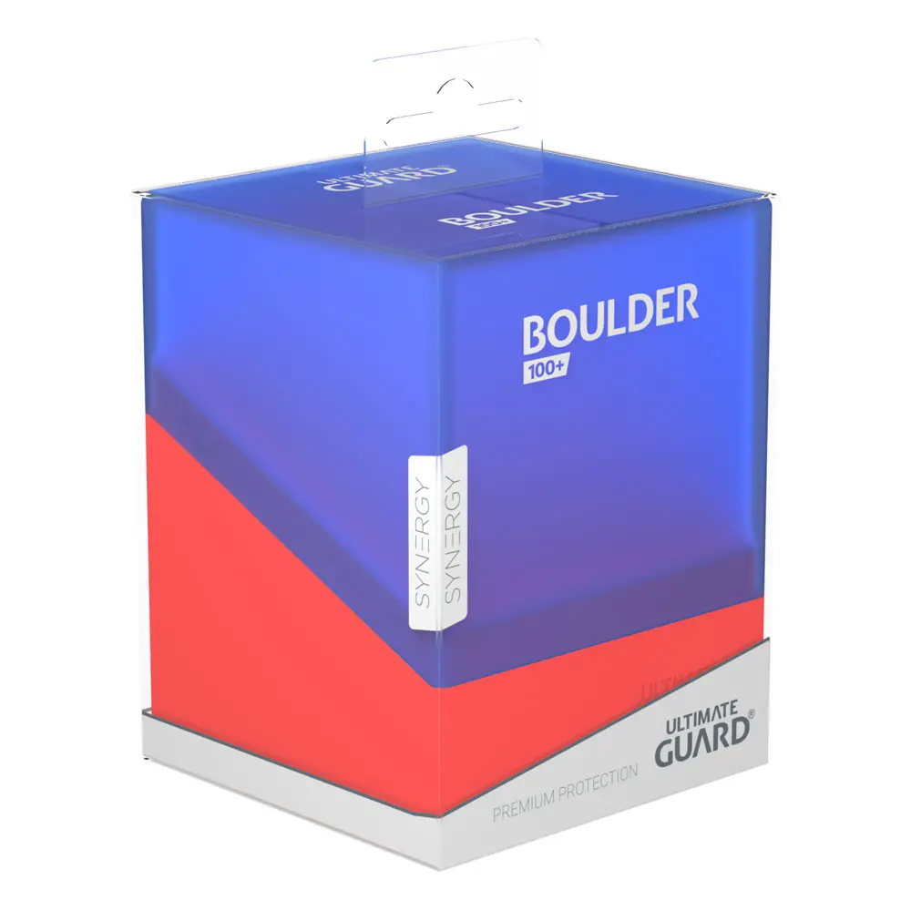 Ultimate Guard Boulder Deck Case 100+ SYNERGY Blue/Red product photo