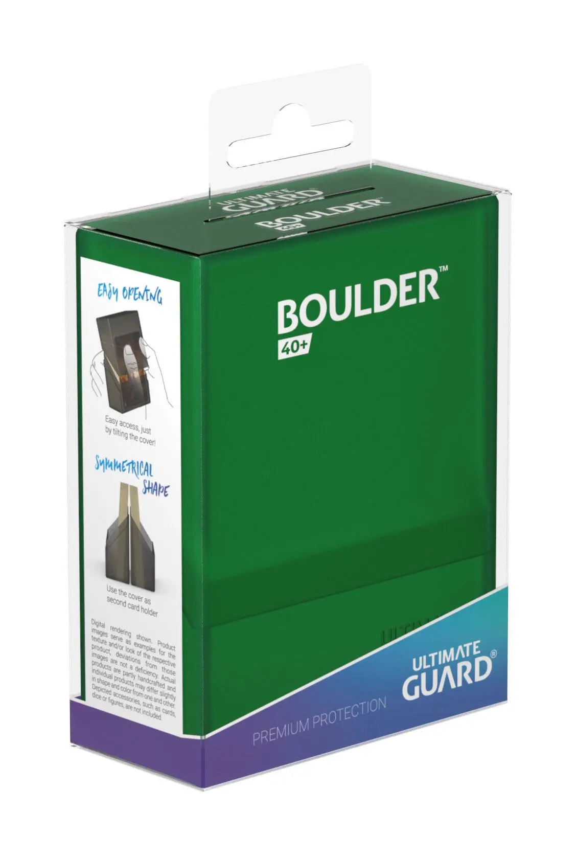 Ultimate Guard Boulder Deck Case 40+ Standard Size Emerald product photo