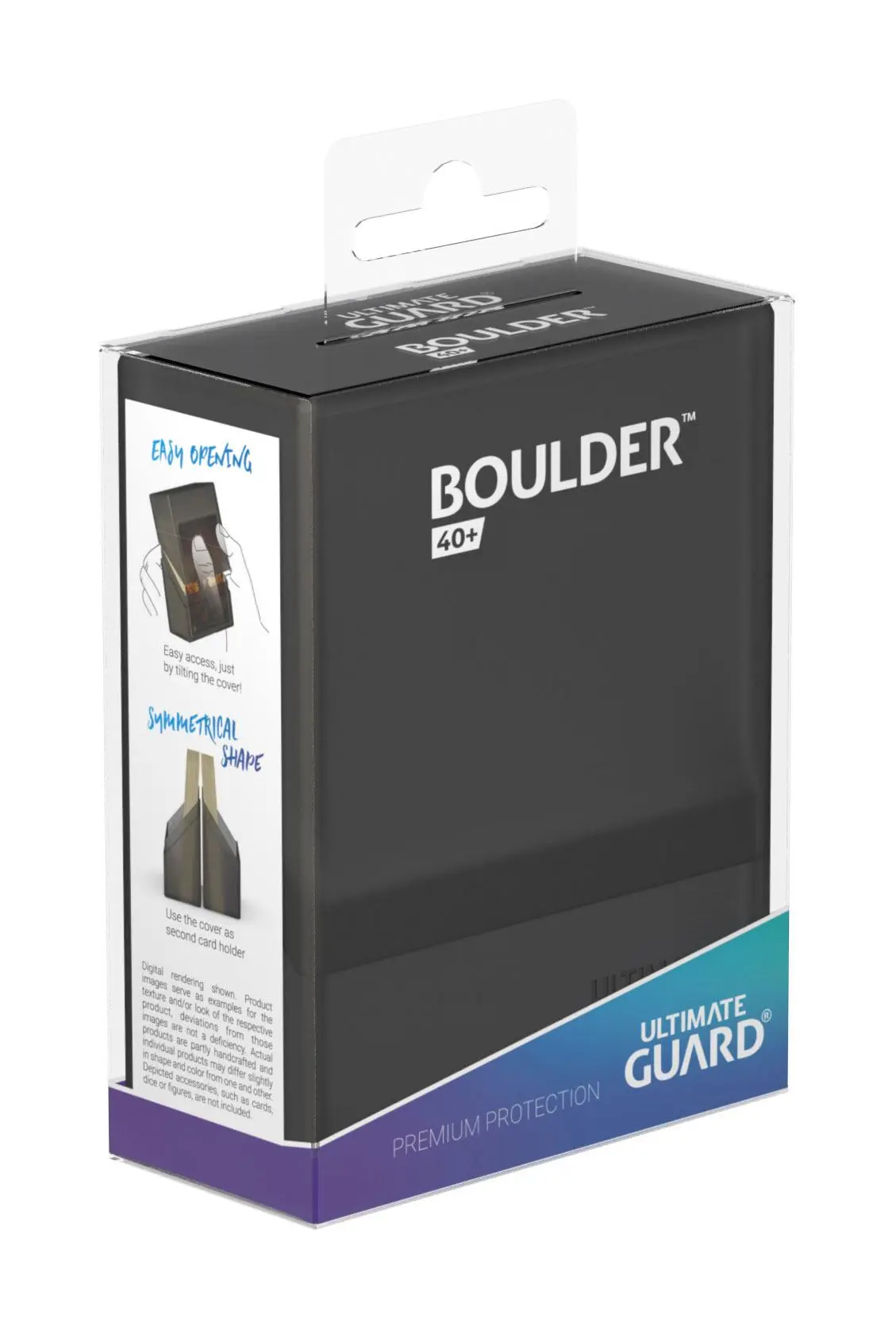 Ultimate Guard Boulder Deck Case 40+ Standard Size Onyx product photo