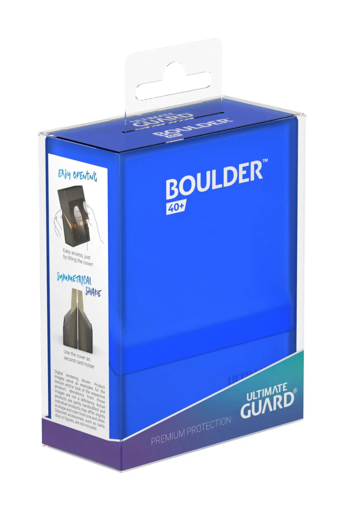 Ultimate Guard Boulder Deck Case 40+ Standard Size Sapphire product photo