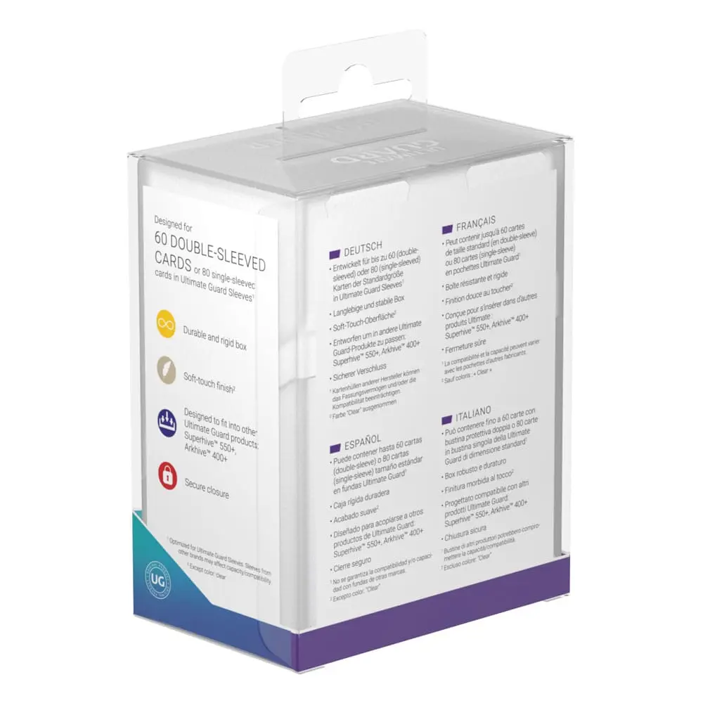 Ultimate Guard Boulder Deck Case 60+ Standard Size Frosted product photo