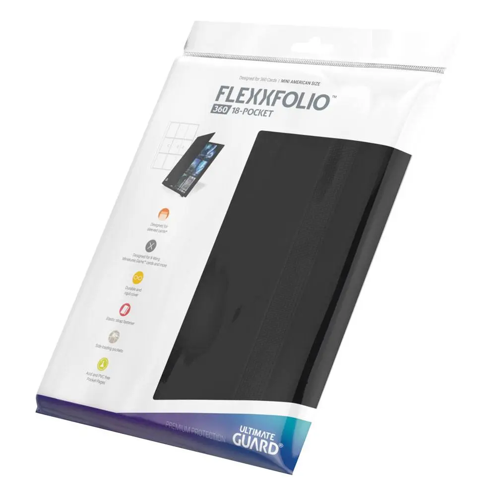Ultimate Guard Flexxfolio 360 - 18-Pocket Mini American Black product photo