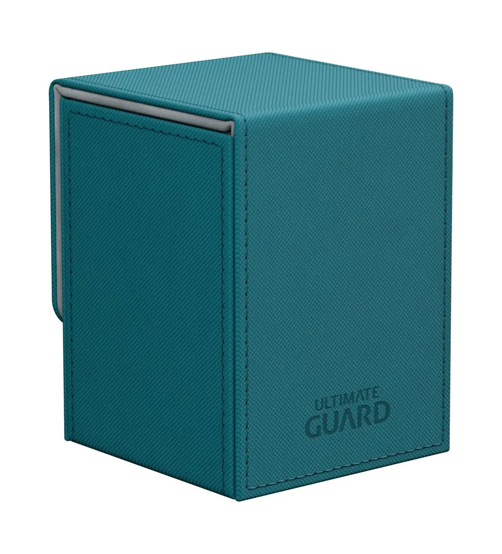 Ultimate Guard Flip Deck Case 100+ Standard Size XenoSkin Petrol Blue product photo