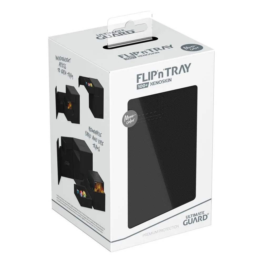 Ultimate Guard Flip`n`Tray 100+ XenoSkin Monocolor Black termékfotó