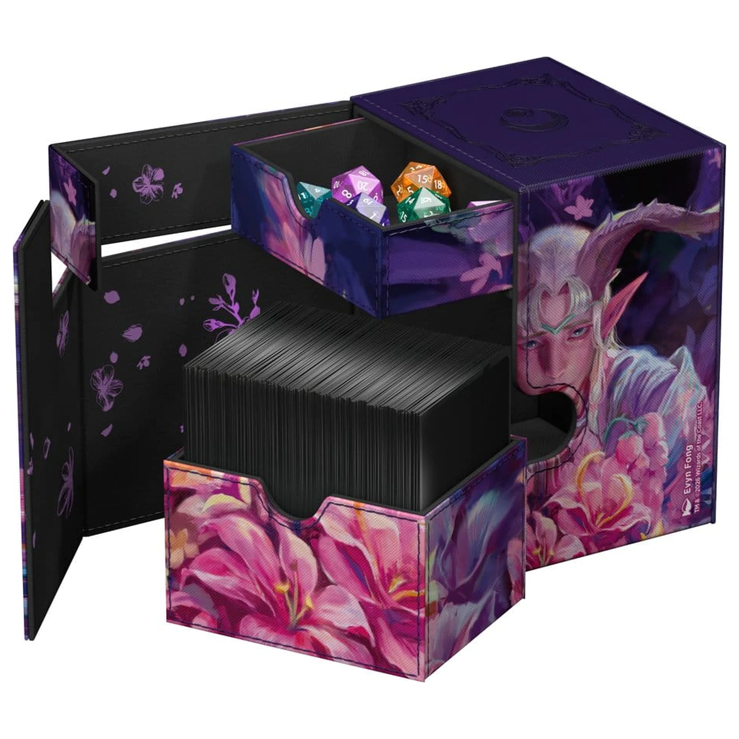 Ultimate Guard Flip'n'Tray 133+ Xenoskin Magic: The Gathering "Lorwyn Eclipsed" - Dawnhand Eulogist product photo