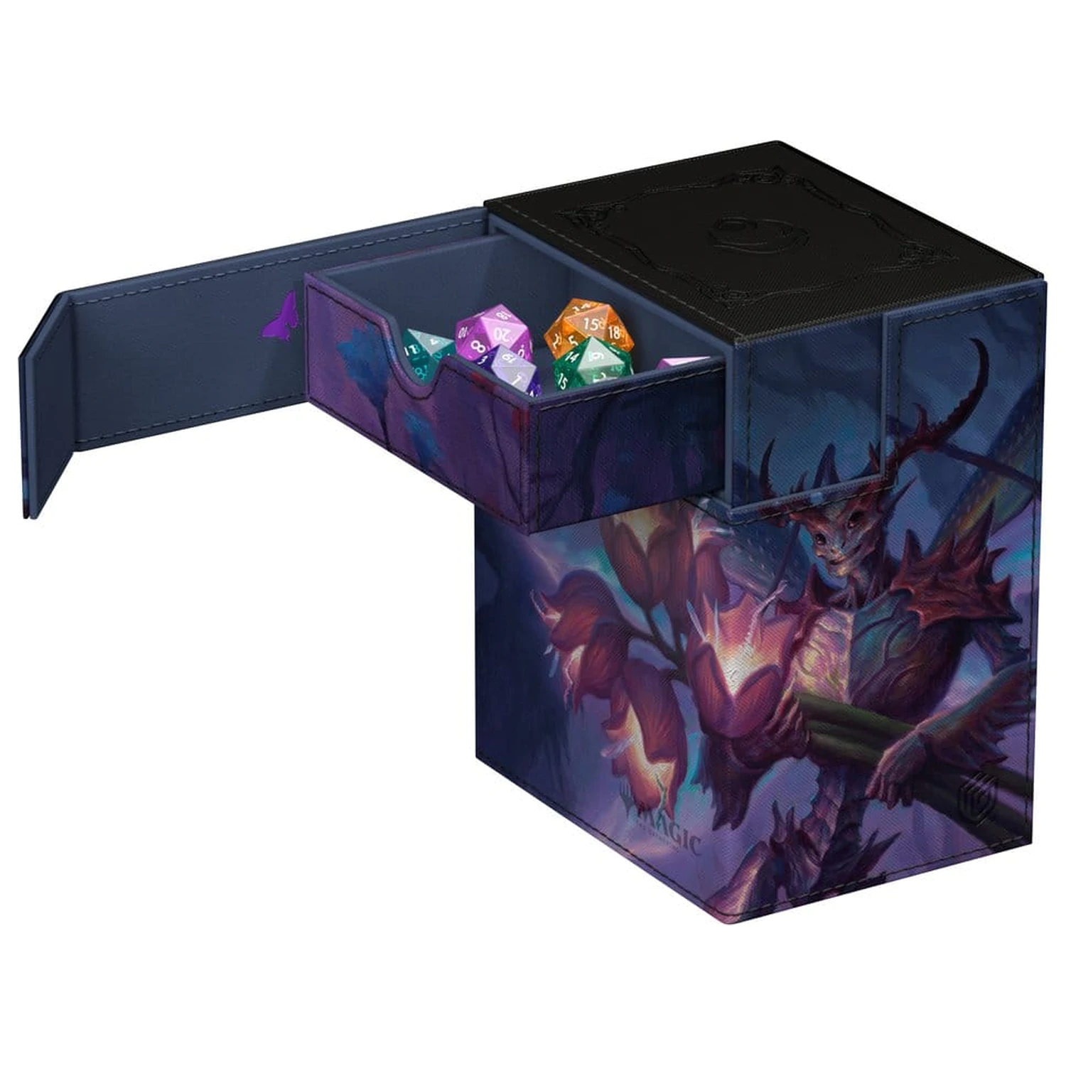 Ultimate Guard Flip'n'Tray 133+ Xenoskin Magic: The Gathering "Lorwyn Eclipsed" - Bitterbloom Bearer product photo