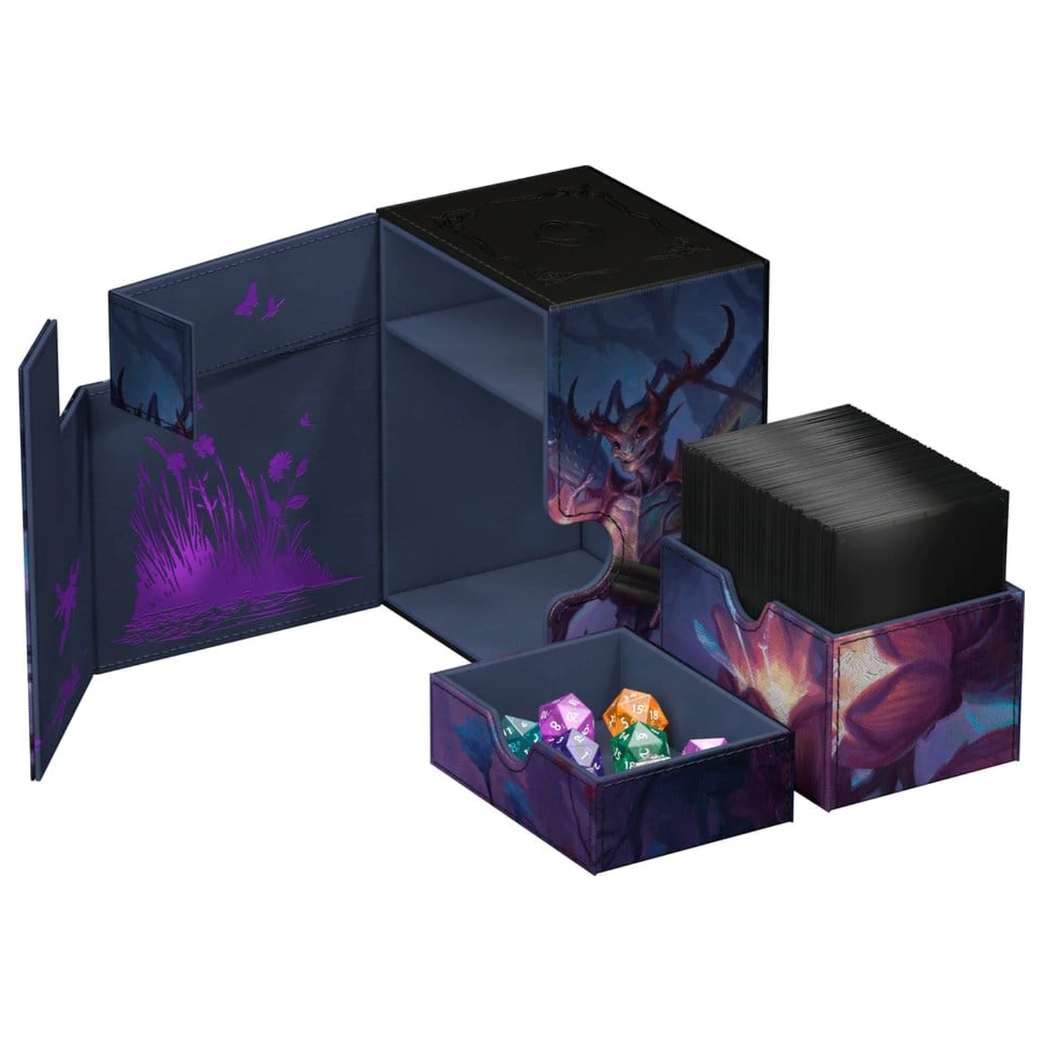 Ultimate Guard Flip'n'Tray 133+ Xenoskin Magic: The Gathering "Lorwyn Eclipsed" - Bitterbloom Bearer product photo