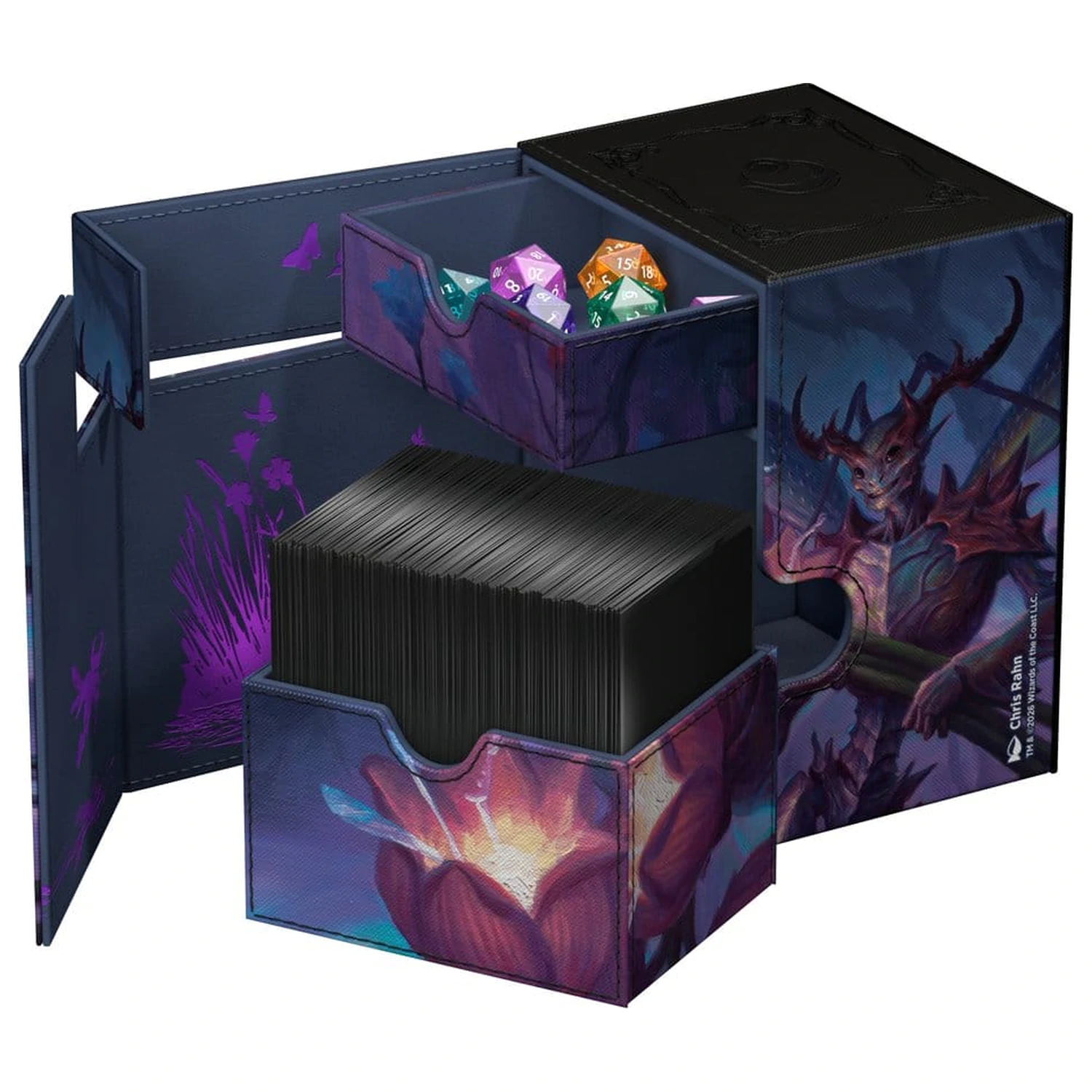 Ultimate Guard Flip'n'Tray 133+ Xenoskin Magic: The Gathering "Lorwyn Eclipsed" - Bitterbloom Bearer product photo