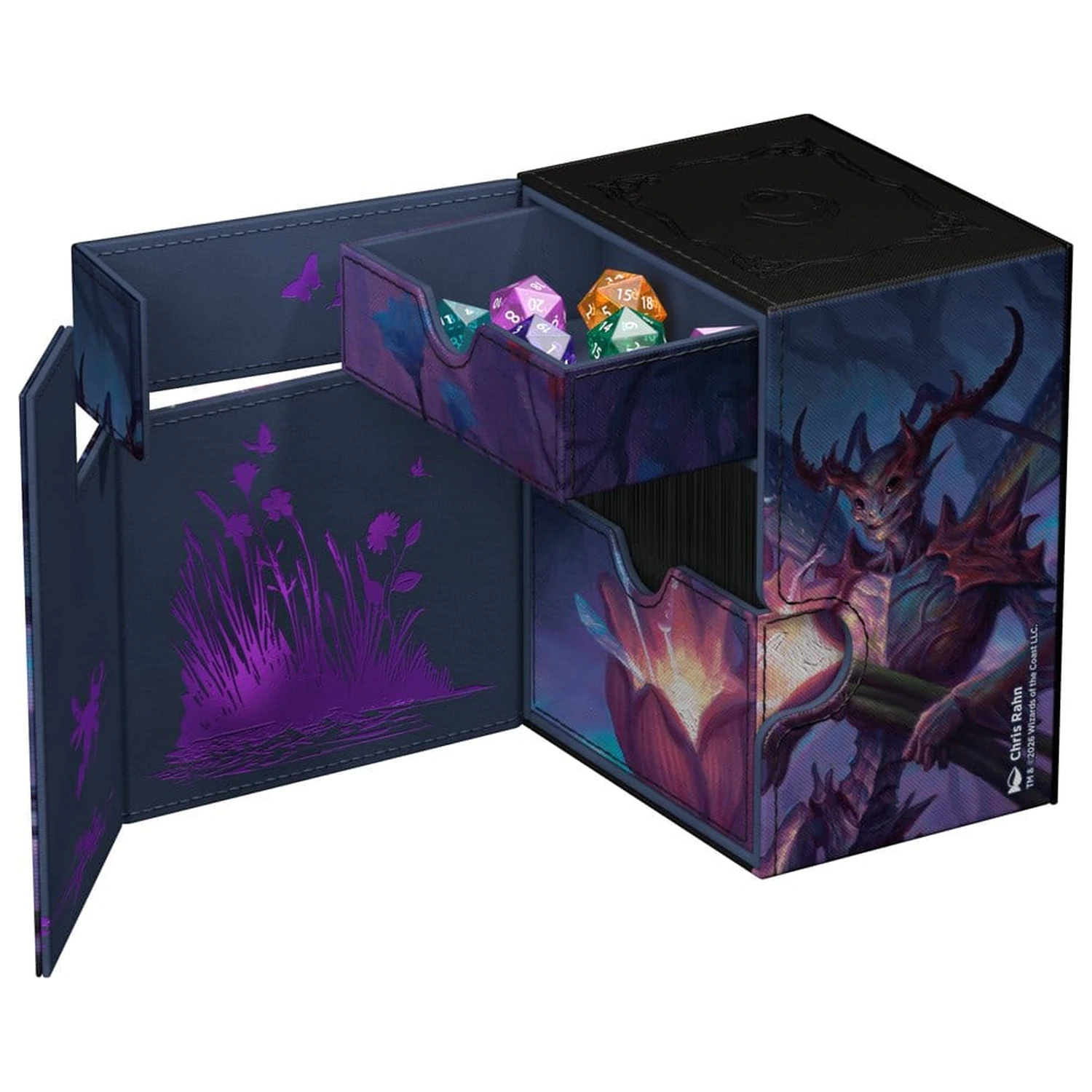 Ultimate Guard Flip'n'Tray 133+ Xenoskin Magic: The Gathering "Lorwyn Eclipsed" - Bitterbloom Bearer product photo