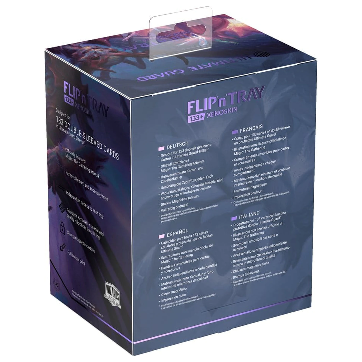 Ultimate Guard Flip'n'Tray 133+ Xenoskin Magic: The Gathering "Lorwyn Eclipsed" - Bitterbloom Bearer product photo