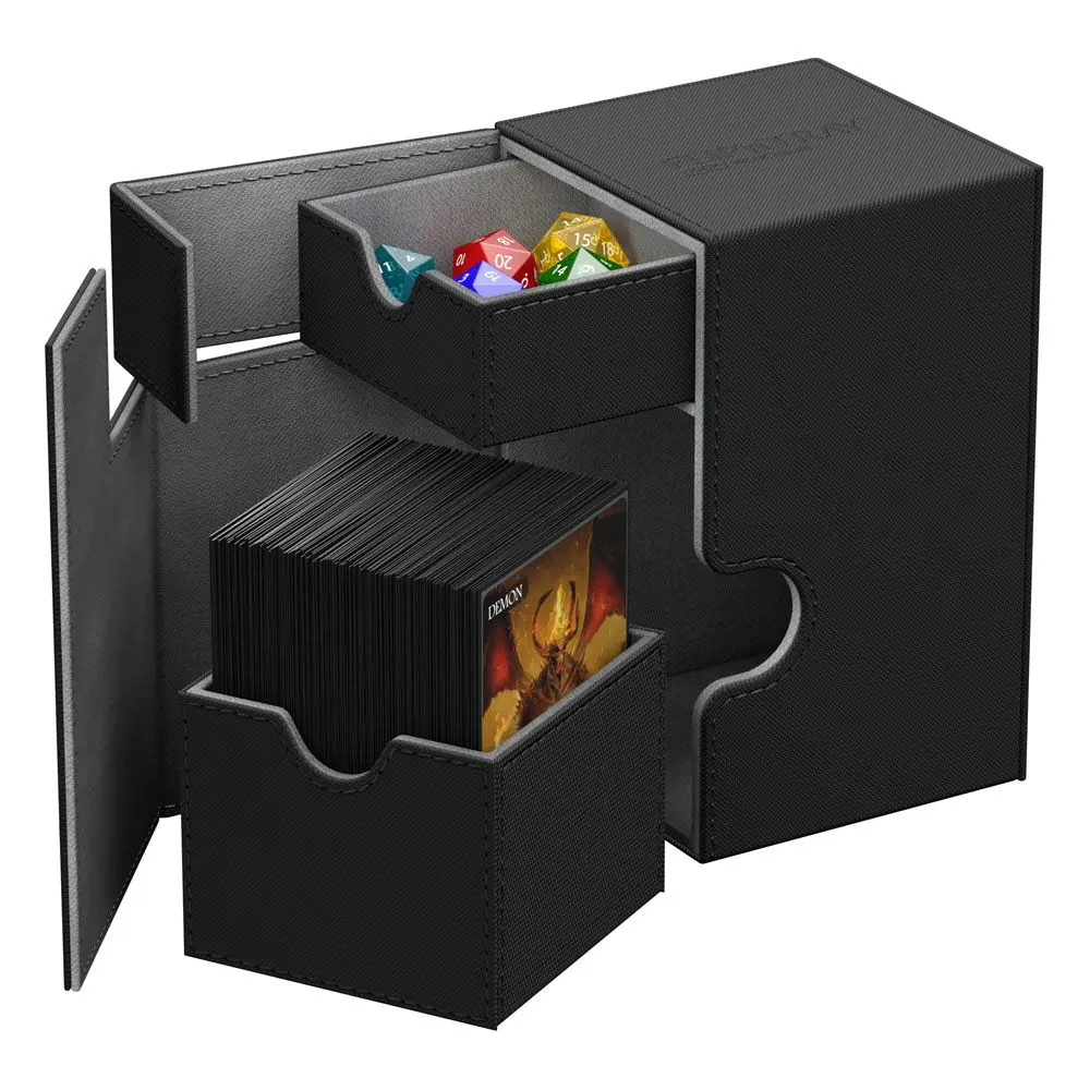 Ultimate Guard Flip´n´Tray  Deck Case 100+ Standard Size XenoSkin Black product photo