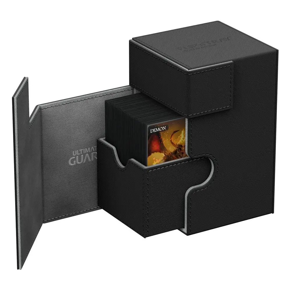 Ultimate Guard Flip´n´Tray  Deck Case 100+ Standard Size XenoSkin Black product photo