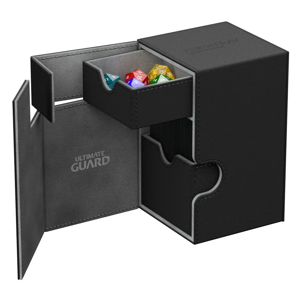 Ultimate Guard Flip´n´Tray  Deck Case 100+ Standard Size XenoSkin Black product photo