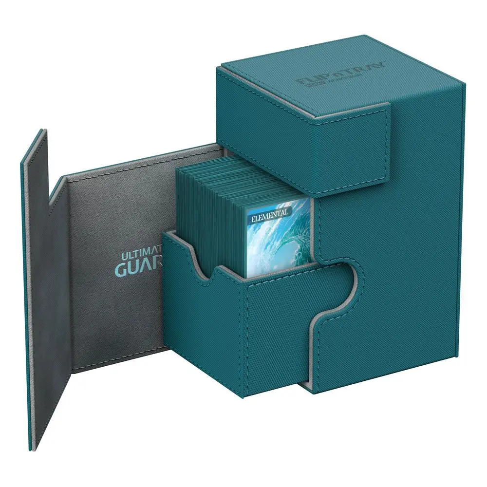 Ultimate Guard Flip´n´Tray  Deck Case 100+ Standard Size XenoSkin Petrol Blue product photo