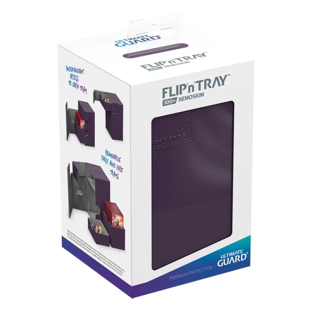 Ultimate Guard Flip´n´Tray  Deck Case 100+ Standard Size XenoSkin Purple product photo
