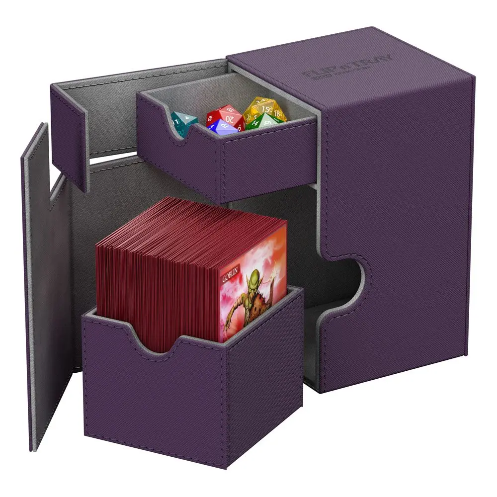 Ultimate Guard Flip´n´Tray  Deck Case 100+ Standard Size XenoSkin Purple product photo