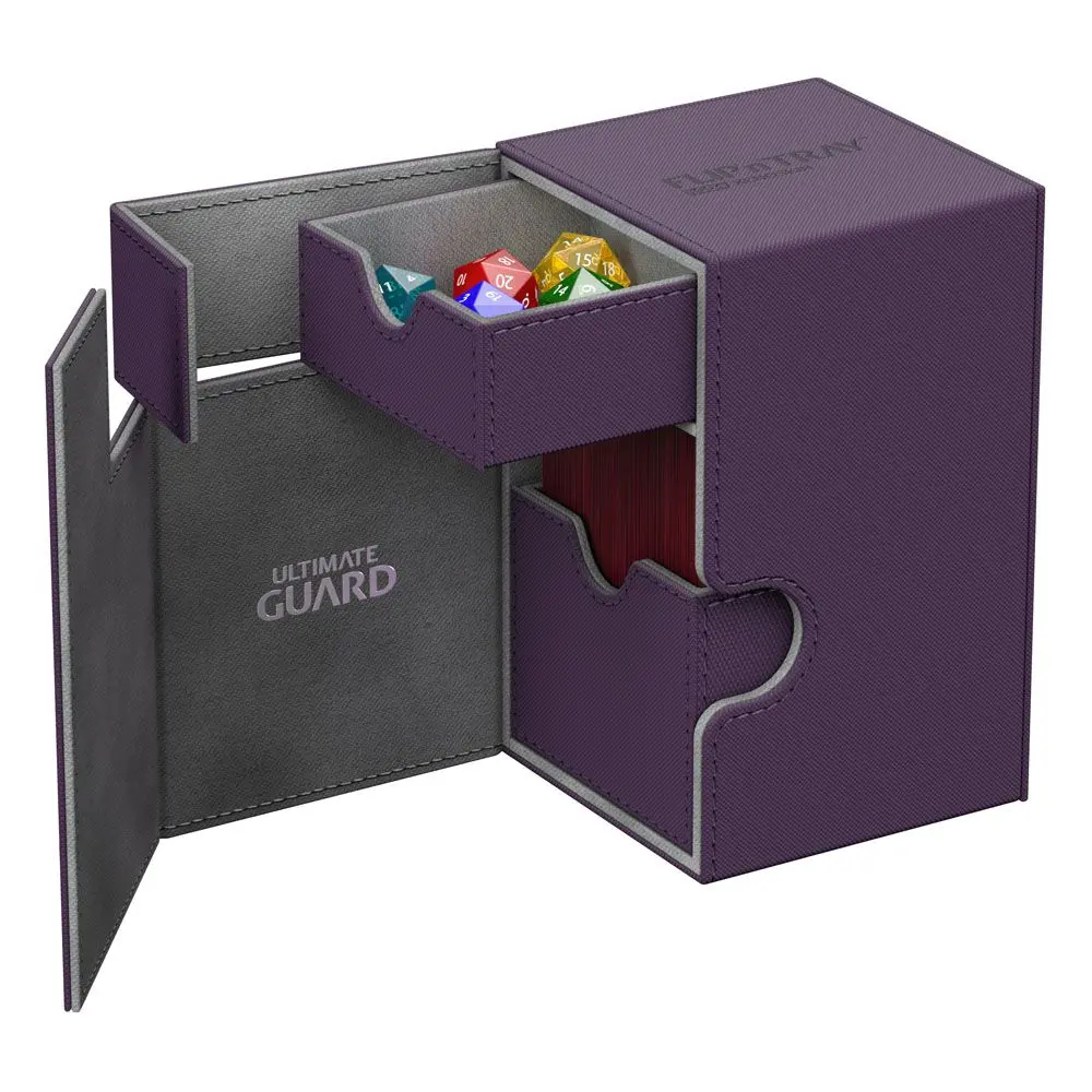 Ultimate Guard Flip´n´Tray  Deck Case 100+ Standard Size XenoSkin Purple product photo