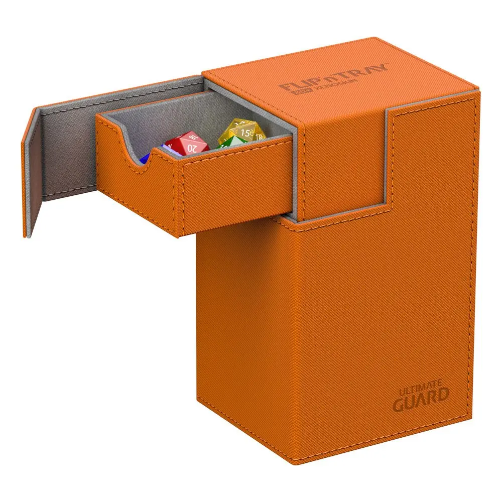 Ultimate Guard Flip´n´Tray  Deck Case 80+ Standard Size XenoSkin Orange product photo