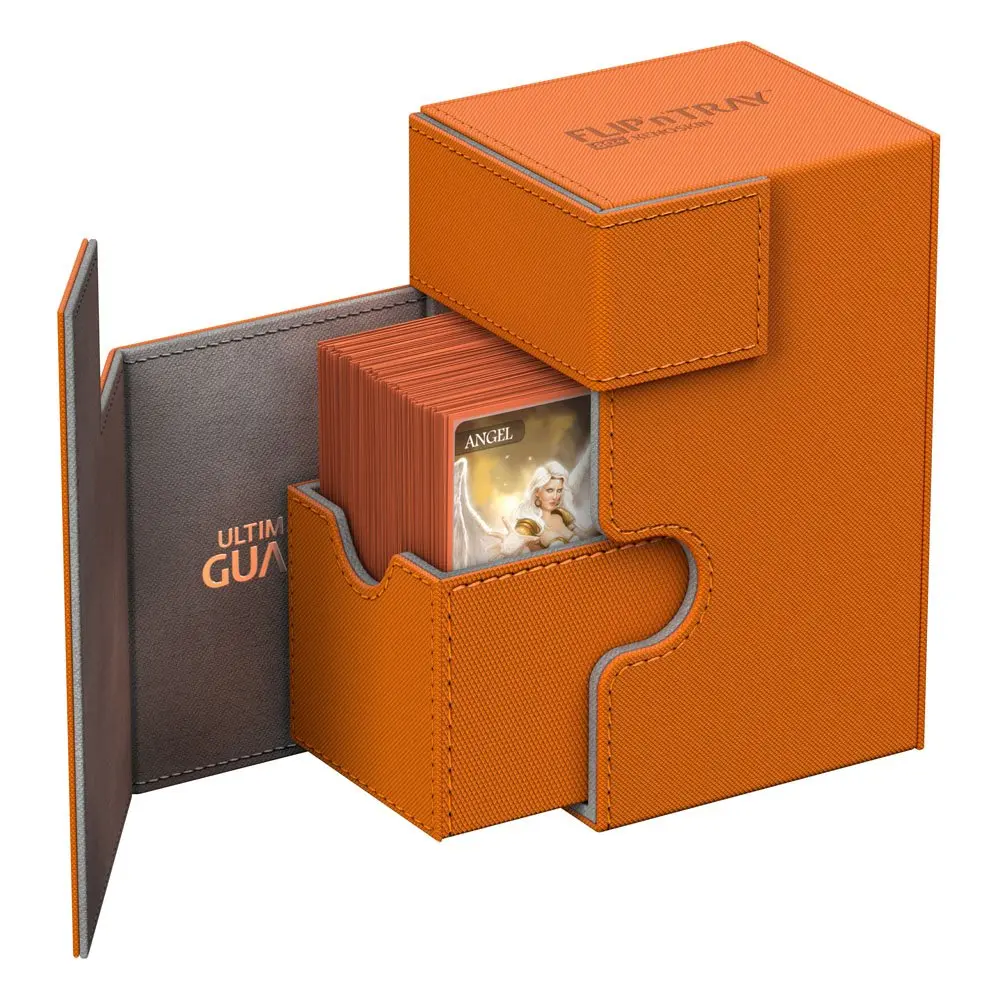 Ultimate Guard Flip´n´Tray  Deck Case 80+ Standard Size XenoSkin Orange product photo