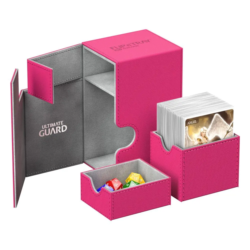 Ultimate Guard Flip´n´Tray  Deck Case 80+ Standard Size XenoSkin Pink product photo