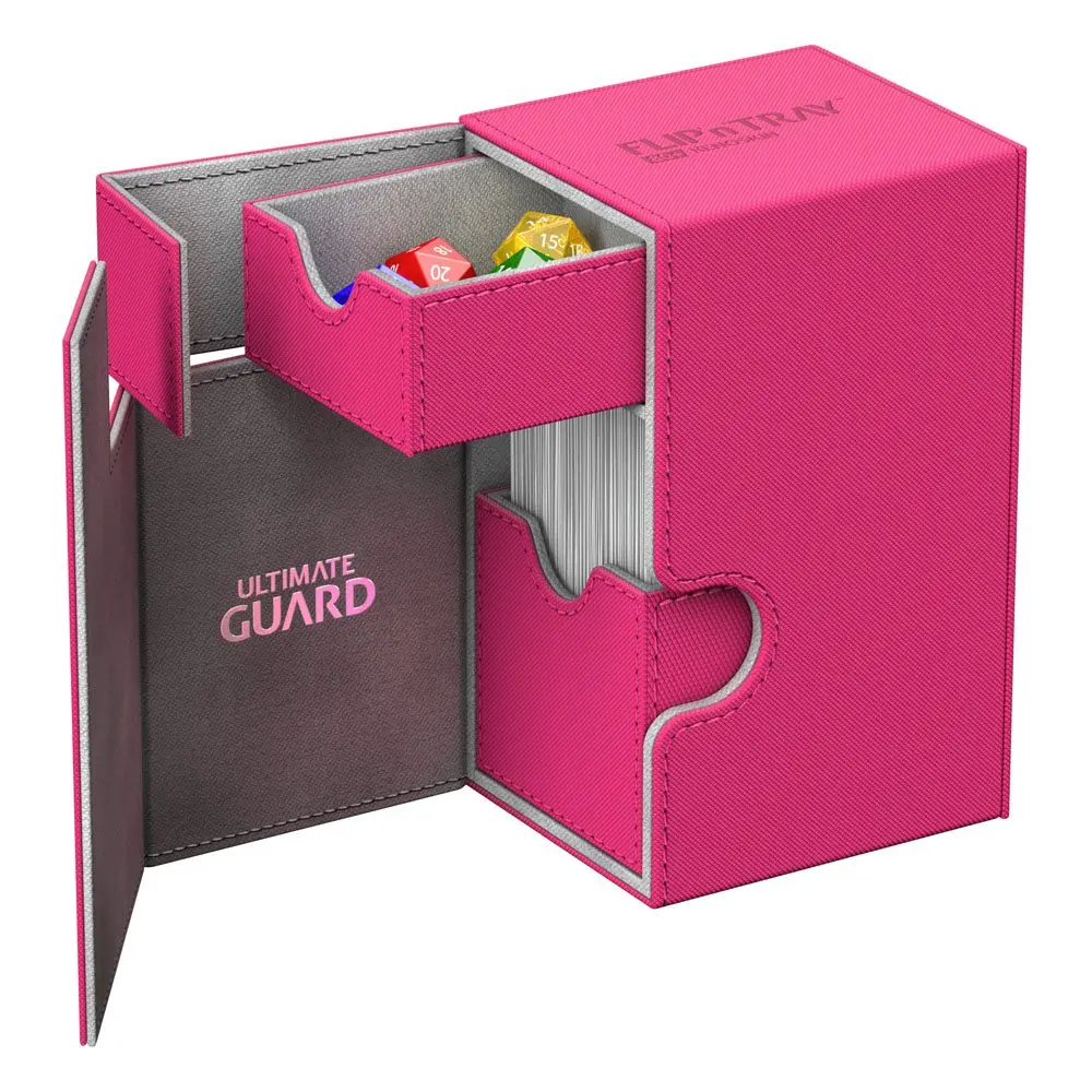 Ultimate Guard Flip´n´Tray  Deck Case 80+ Standard Size XenoSkin Pink product photo