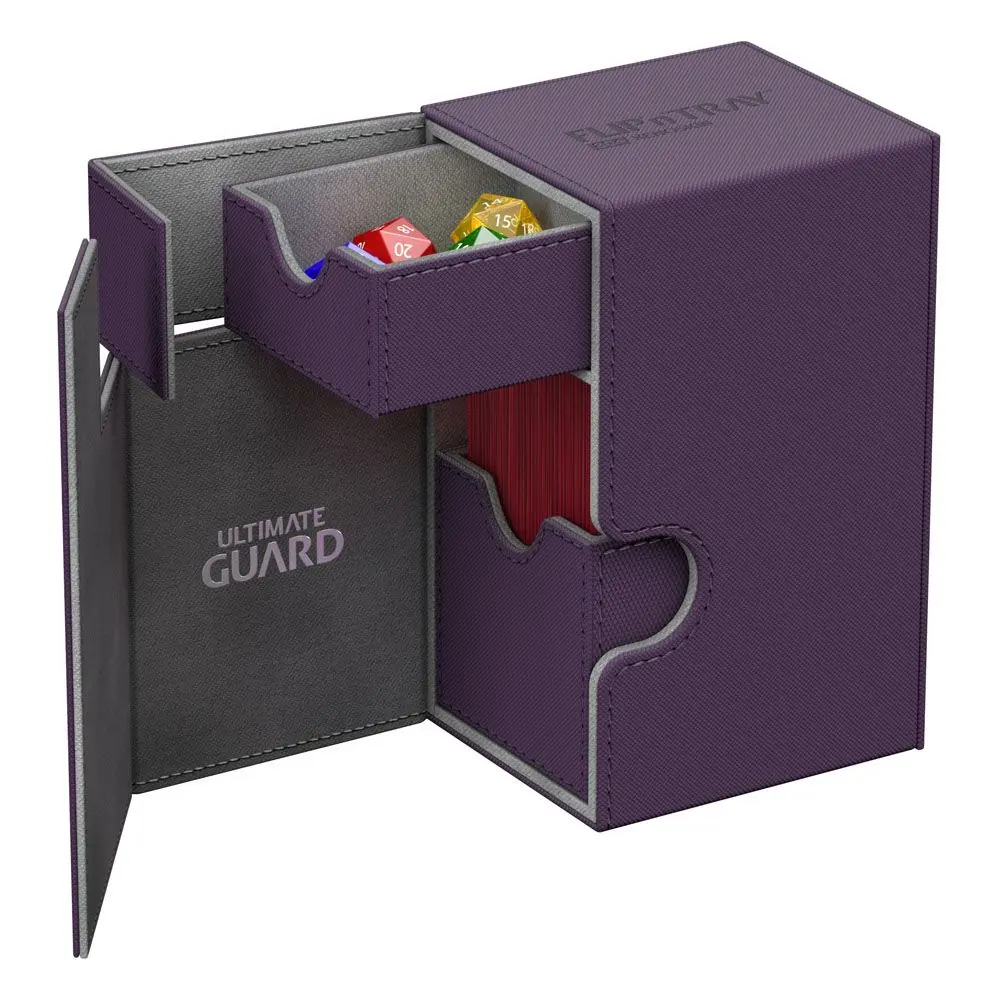 Ultimate Guard Flip´n´Tray  Deck Case 80+ Standard Size XenoSkin Purple product photo