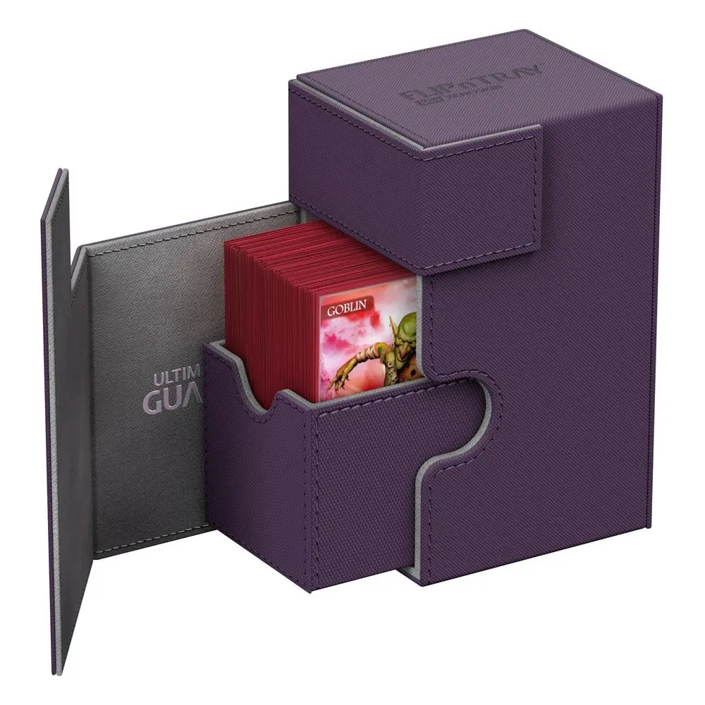 Ultimate Guard Flip´n´Tray  Deck Case 80+ Standard Size XenoSkin Purple product photo