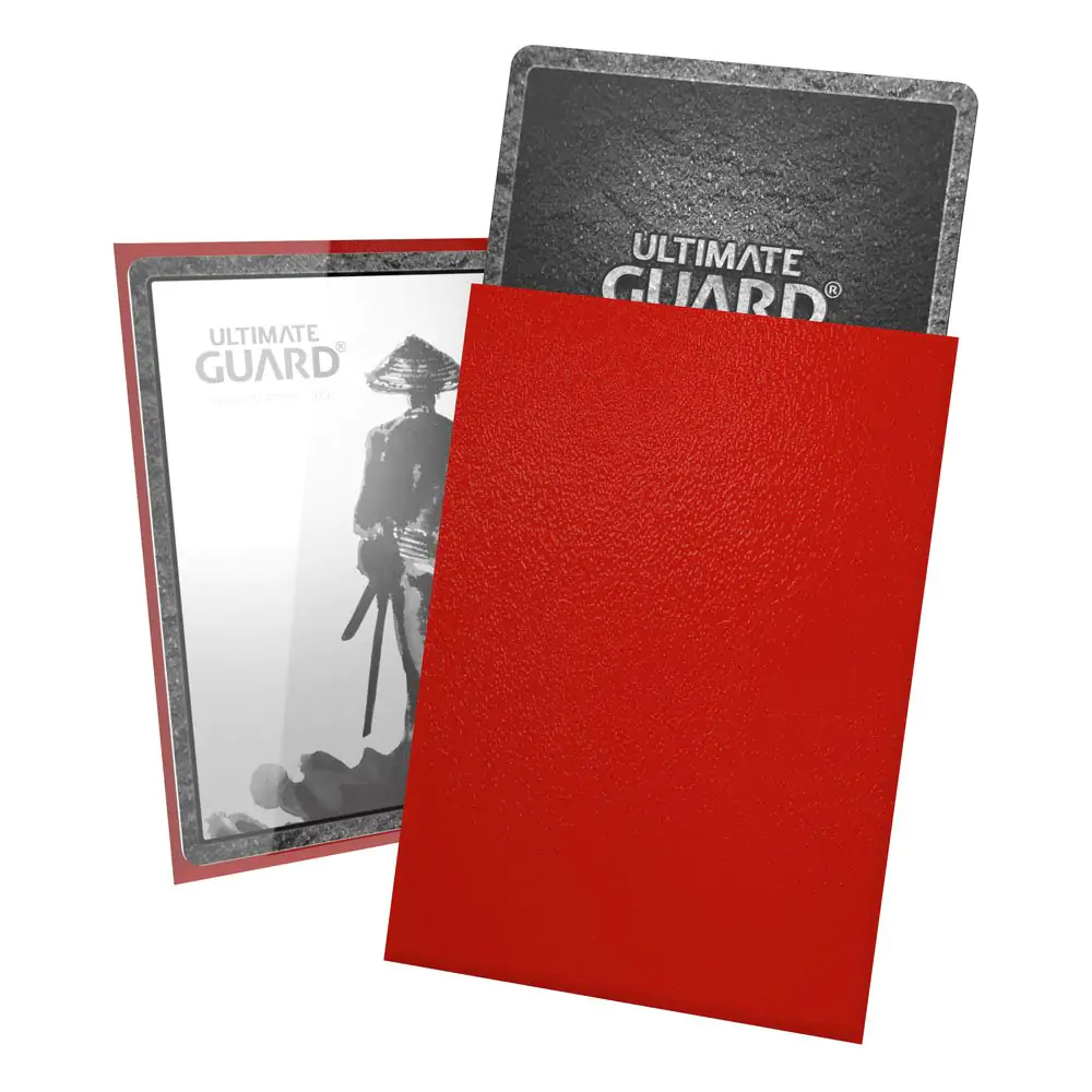 Ultimate Guard Katana Sleeves Japanese Size - Red product photo