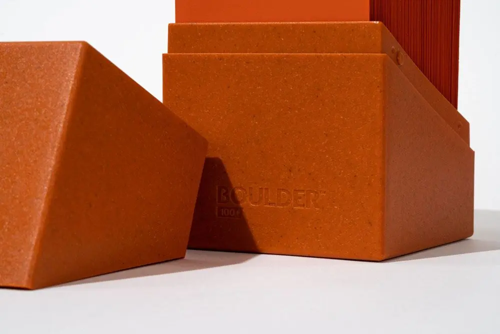 Ultimate Guard Return To Earth Boulder Deck Case 100+ Standard Size Orange product photo