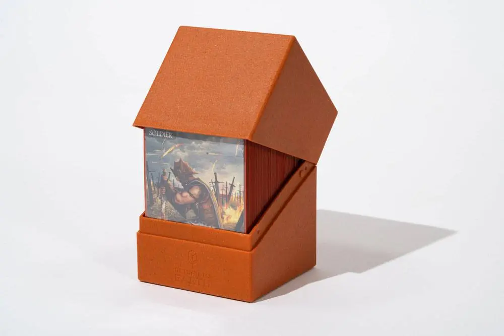 Ultimate Guard Return To Earth Boulder Deck Case 100+ Standard Size Orange product photo