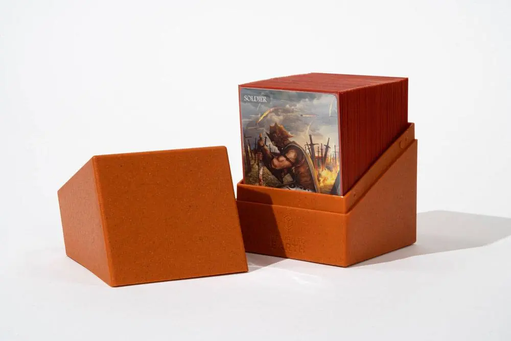 Ultimate Guard Return To Earth Boulder Deck Case 100+ Standard Size Orange product photo