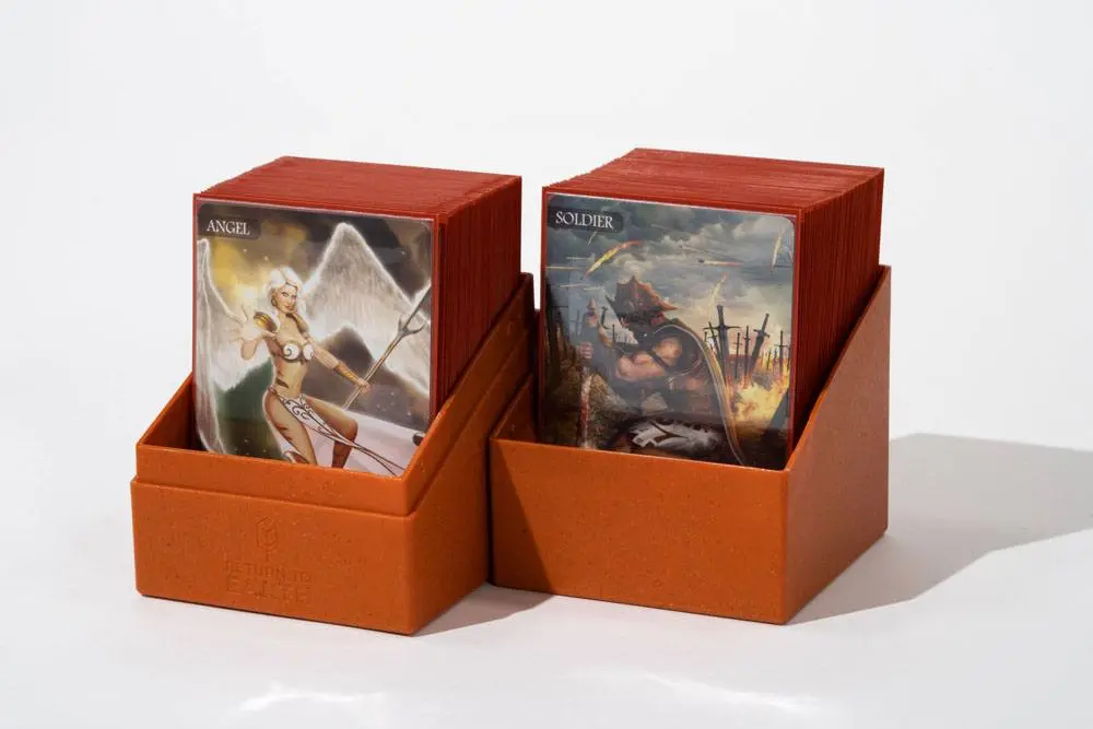 Ultimate Guard Return To Earth Boulder Deck Case 100+ Standard Size Orange product photo
