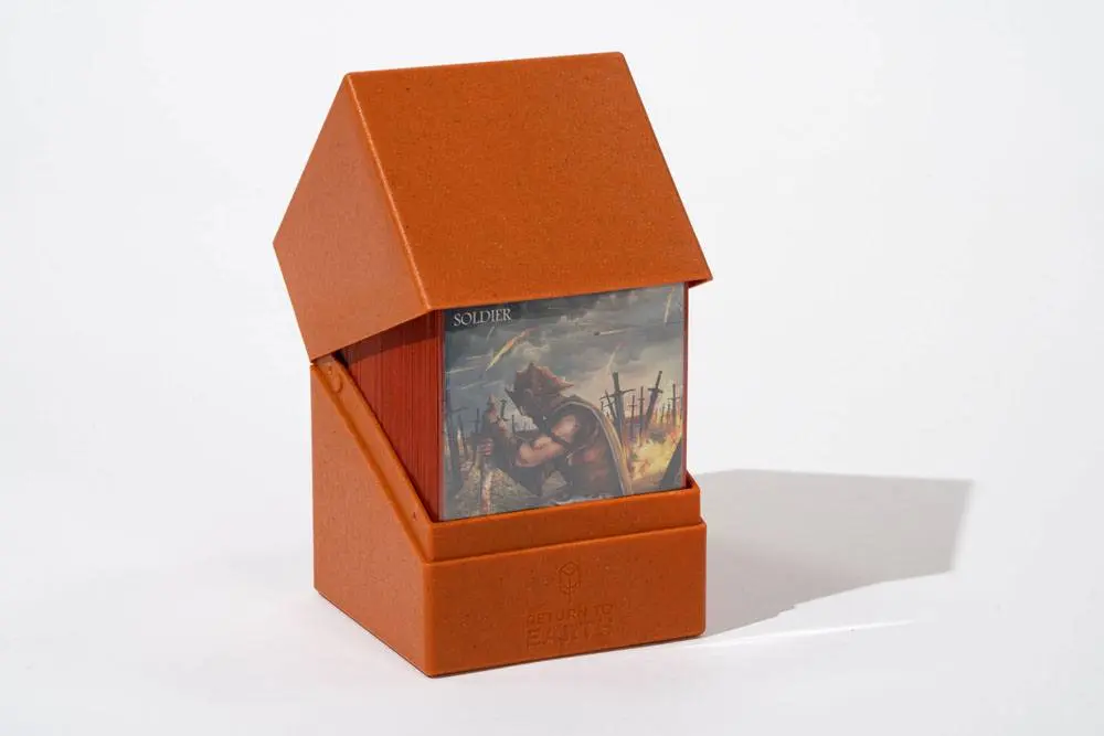 Ultimate Guard Return To Earth Boulder Deck Case 100+ Standard Size Orange product photo