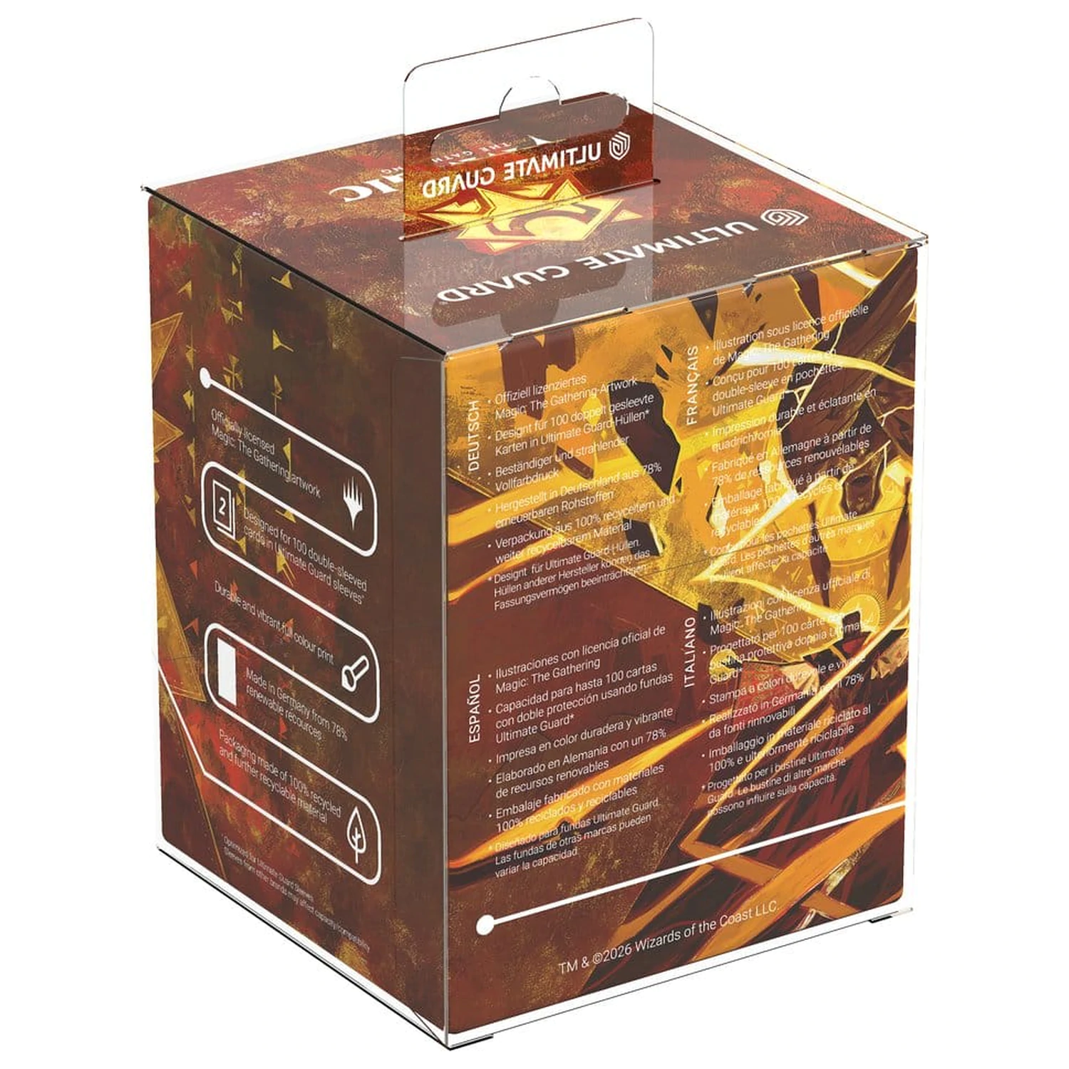 Ultimate Guard RTE Boulder 100+ Magic: The Gathering "Secrets of Strixhaven" - Lorehold product photo