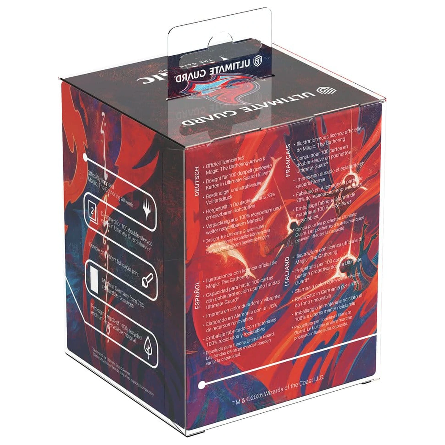 Ultimate Guard RTE Boulder 100+ Magic: The Gathering "Secrets of Strixhaven" - Prismari product photo