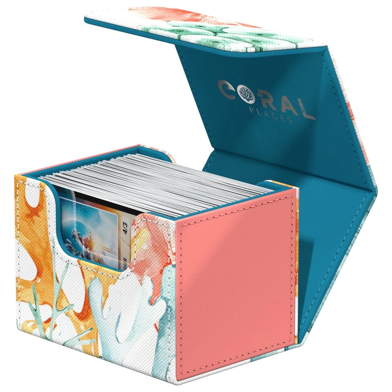Ultimate Guard Sidewinder 100+ Xenoskin "Coral Places" - Coralline Eden product photo