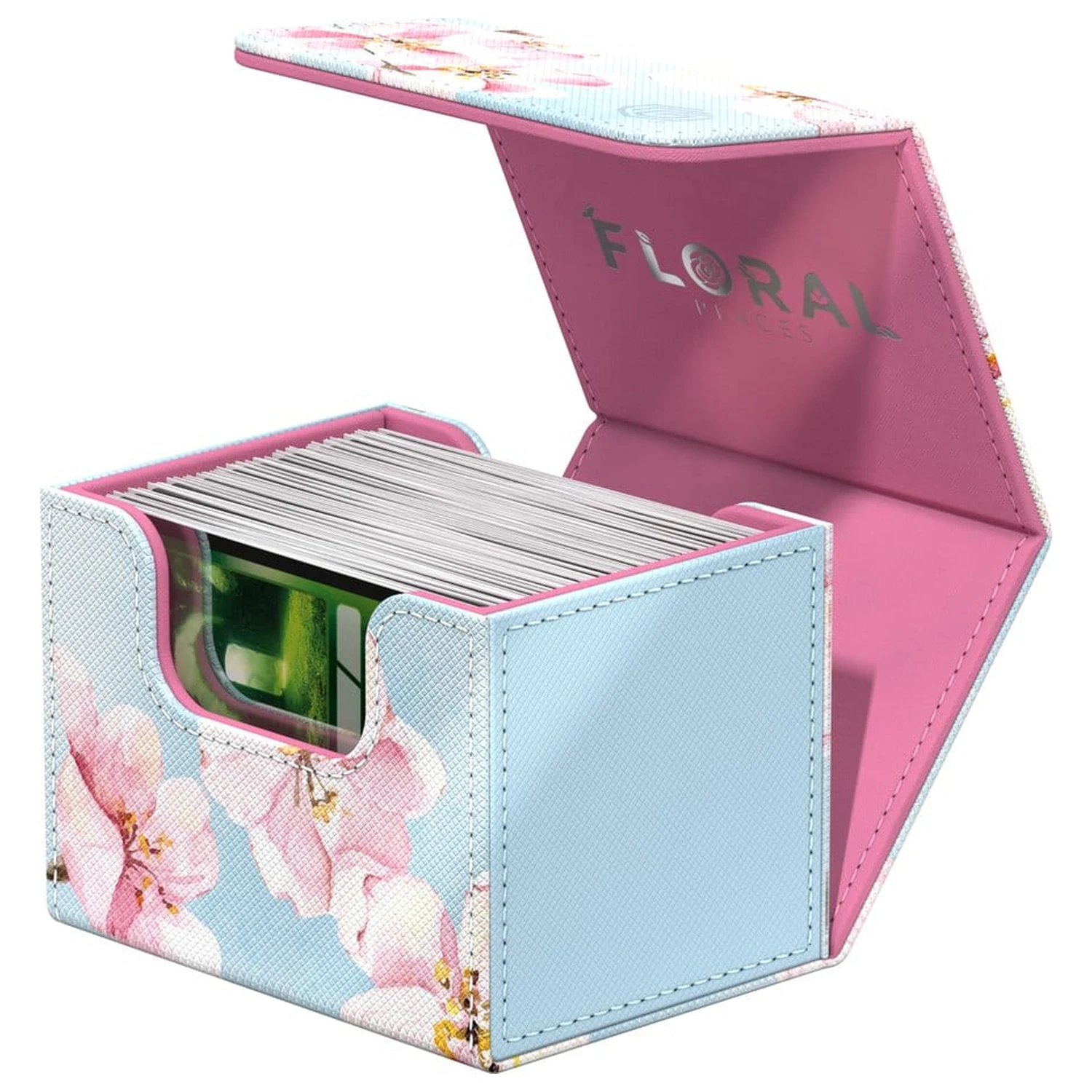 Ultimate Guard Sidewinder 100+ Xenoskin "Floral Places" - Cherry Blossom product photo