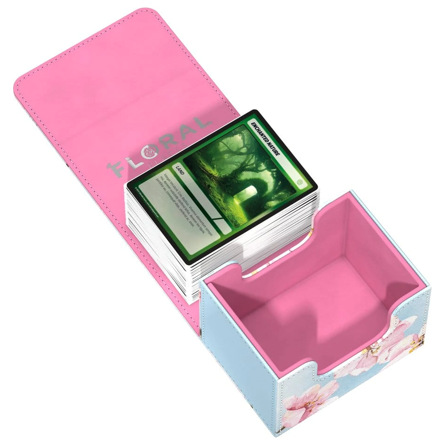Ultimate Guard Sidewinder 100+ Xenoskin "Floral Places" - Cherry Blossom product photo