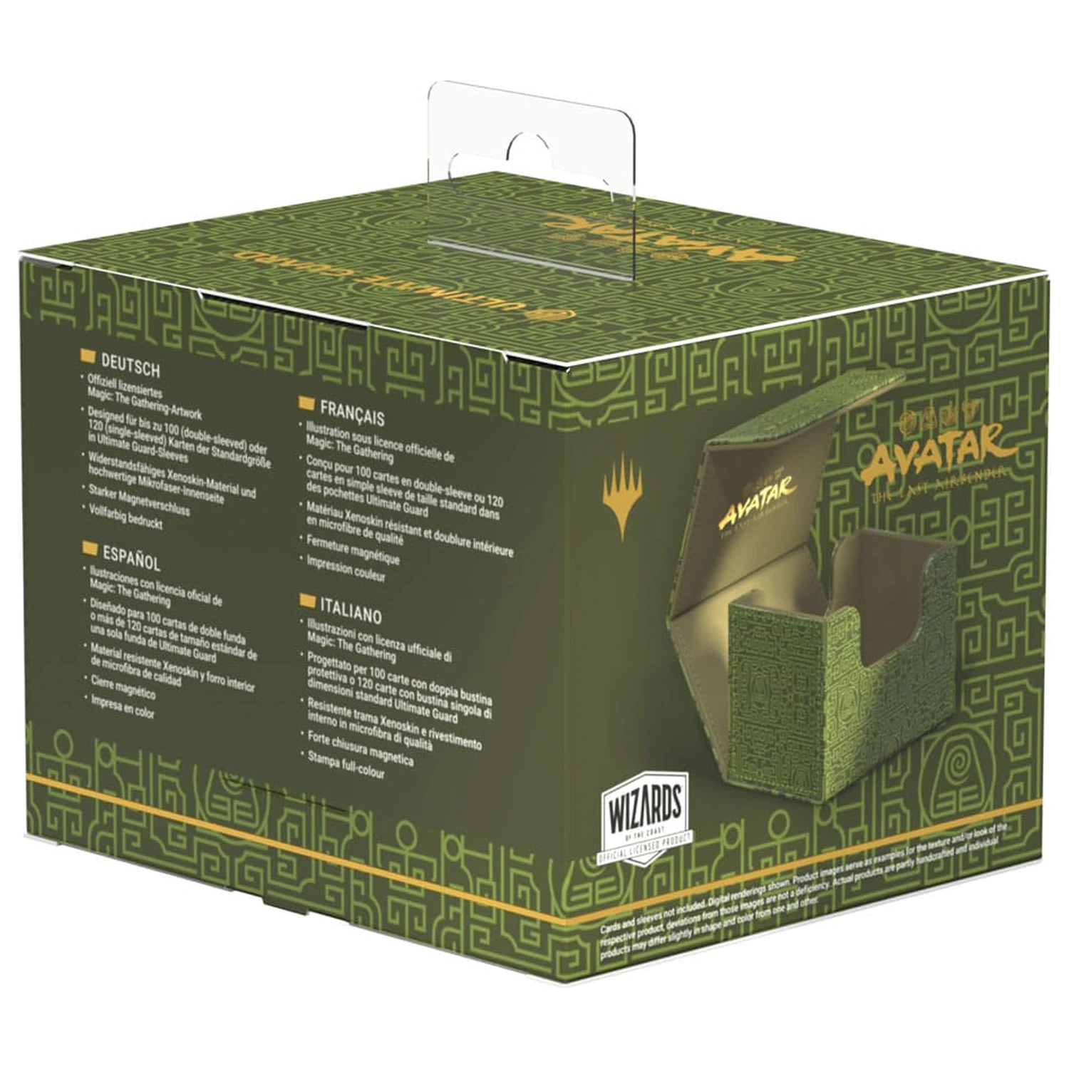 Ultimate Guard Sidewinder 100+ Xenoskin Magic: The Gathering | Avatar: The Last Airbender - Green Mana product photo