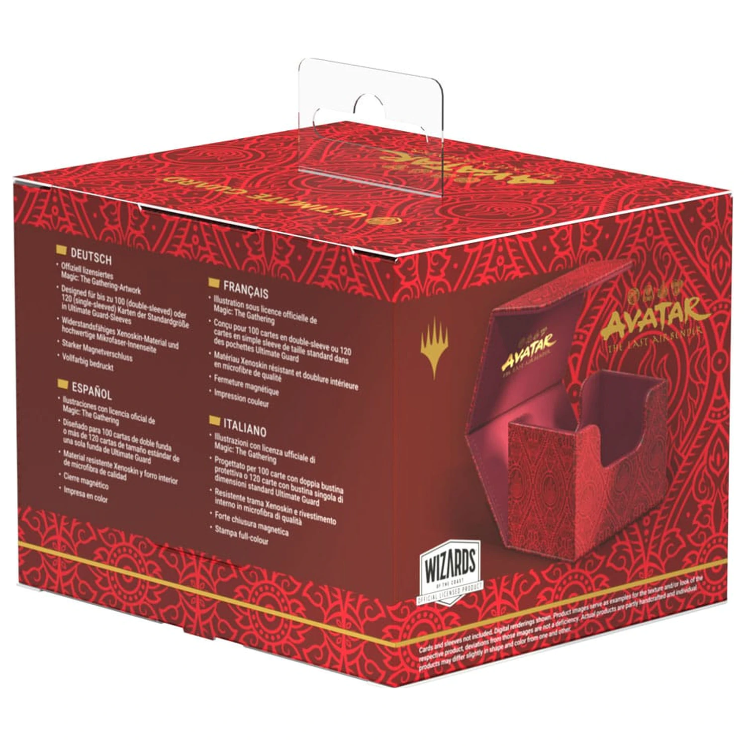 Ultimate Guard Sidewinder 100+ Xenoskin Magic: The Gathering | Avatar: The Last Airbender - Red Mana product photo