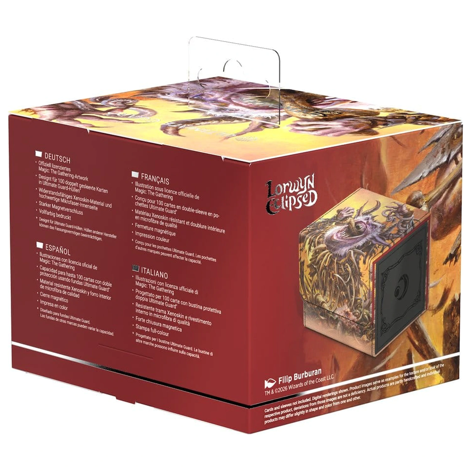 Ultimate Guard Sidewinder 100+ Xenoskin Magic: The Gathering "Lorwyn Eclipsed" - Gristle Glutton product photo