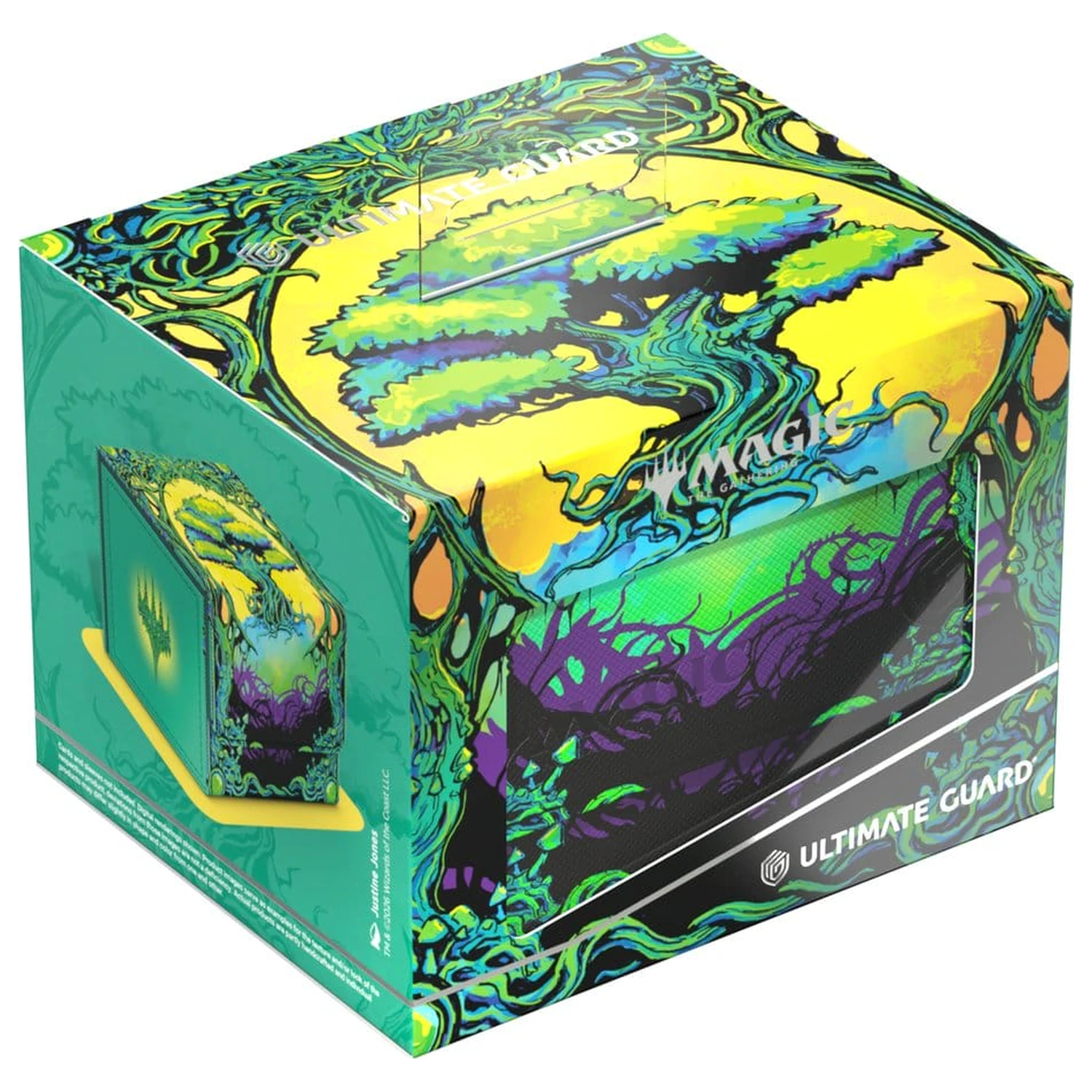 Ultimate Guard Sidewinder 100+ Xenoskin Magic: The Gathering  "Mana Token" - Forest product photo