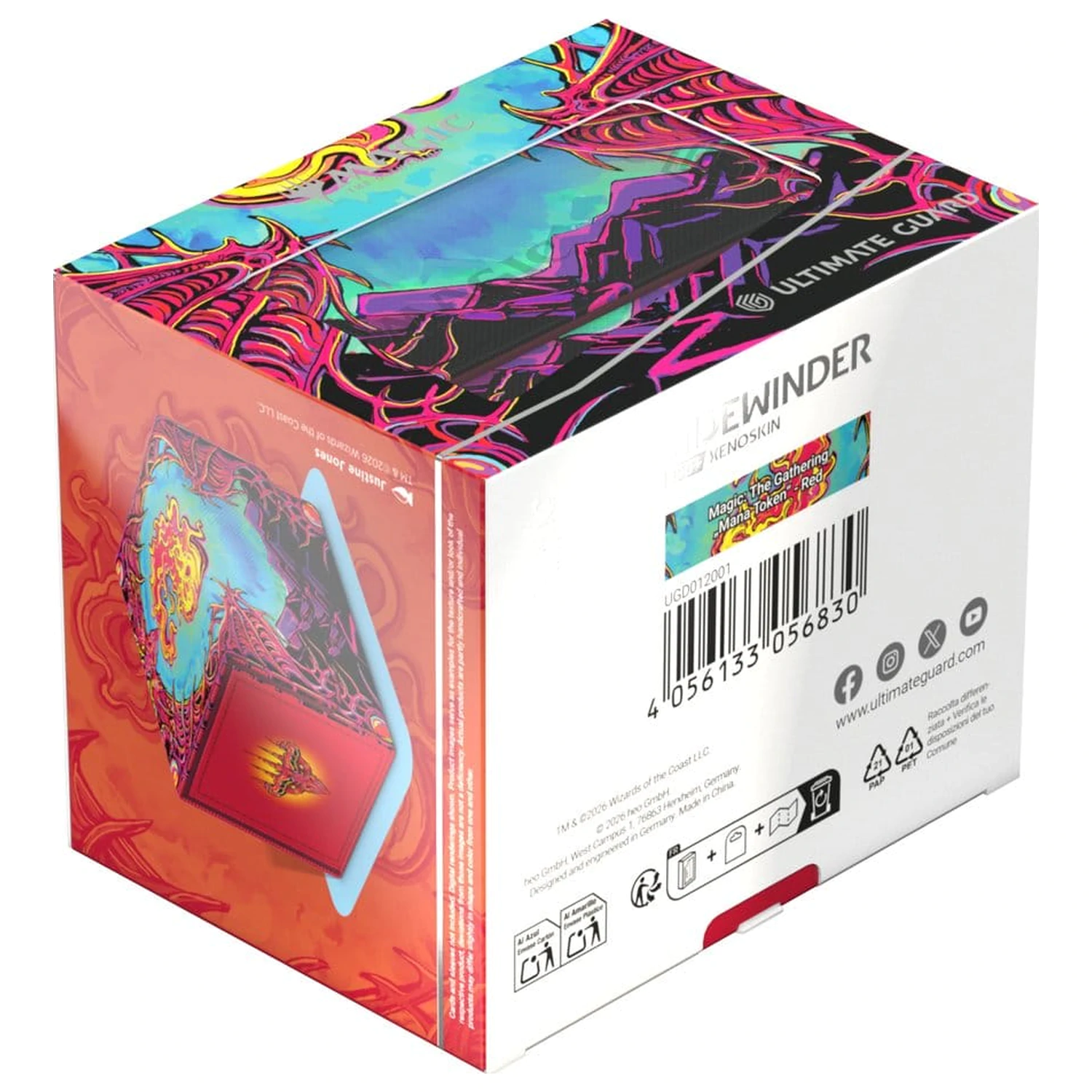 Ultimate Guard Sidewinder 100+ Xenoskin Magic: The Gathering  "Mana Token" - Mountain product photo