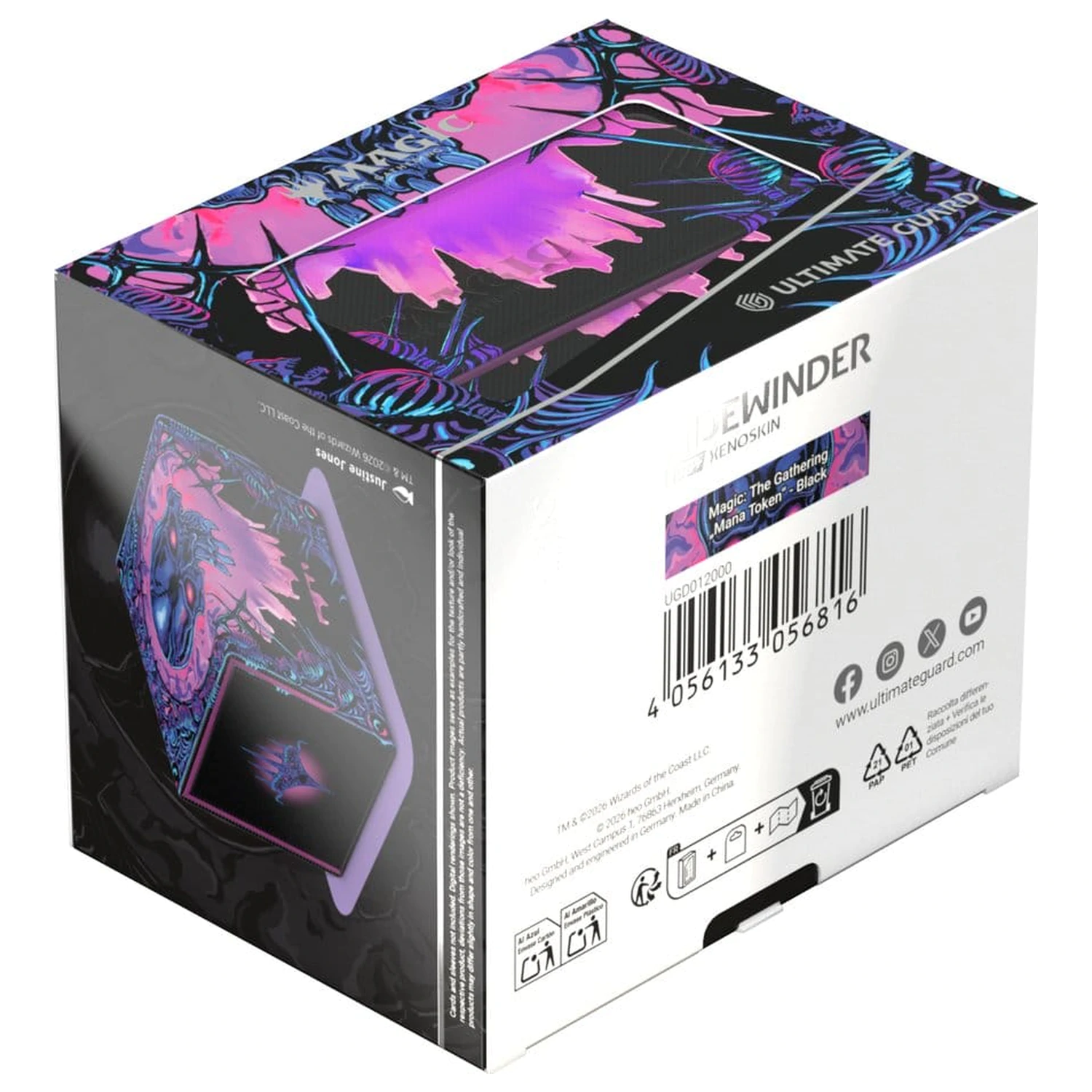 Ultimate Guard Sidewinder 100+ Xenoskin Magic: The Gathering  "Mana Token" - Swamp product photo
